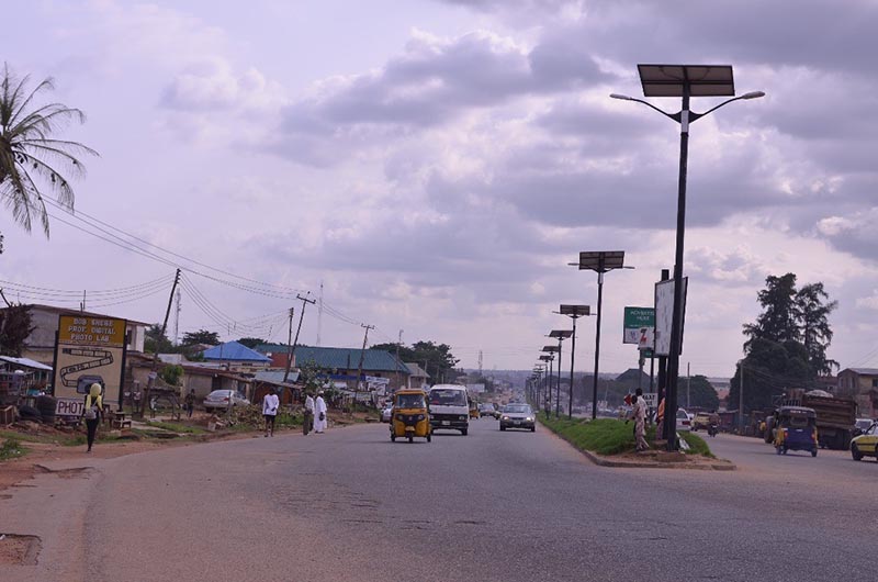 2017年 Nigeria 尼日利亚   80瓦太阳能路灯